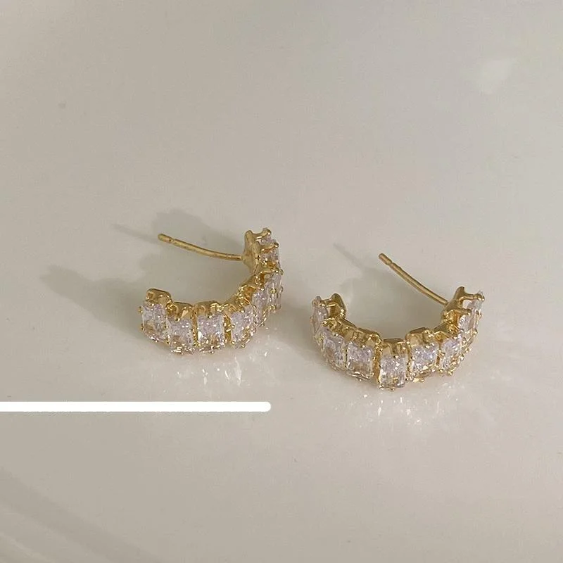 Golden [Stud earrings]