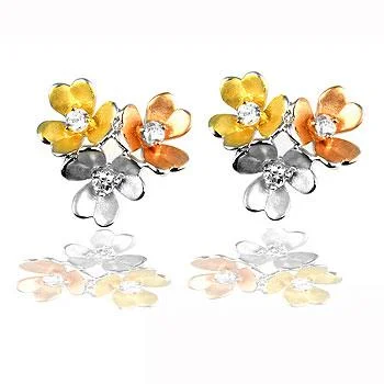 Stud Earrings for Prom Night -LOVCIA Blossom Cluster Stud Earrings