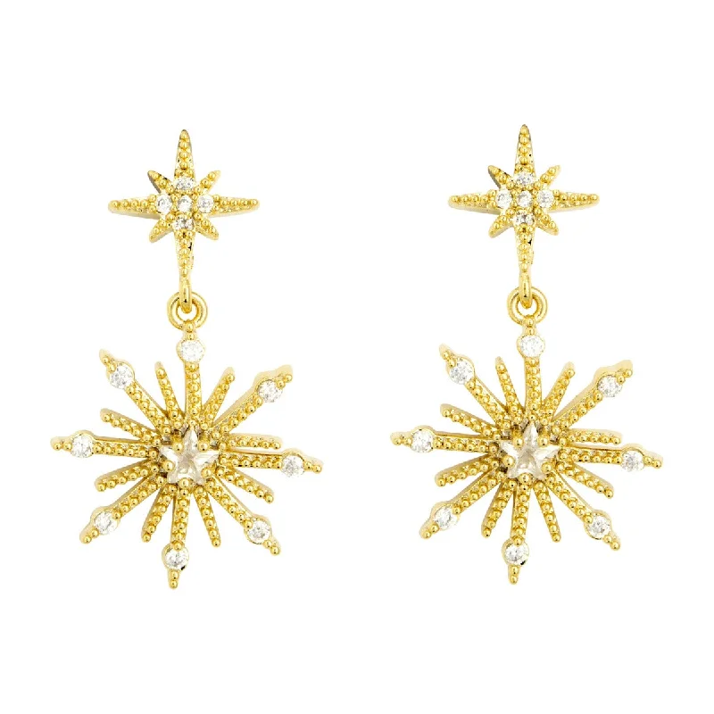 Stud Earrings for Office Wear -Northern Star Stud Earrings