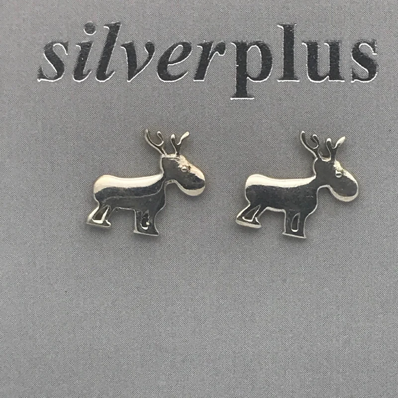 Stud Earrings for Casual Outfit -Reindeer Stud Earrings