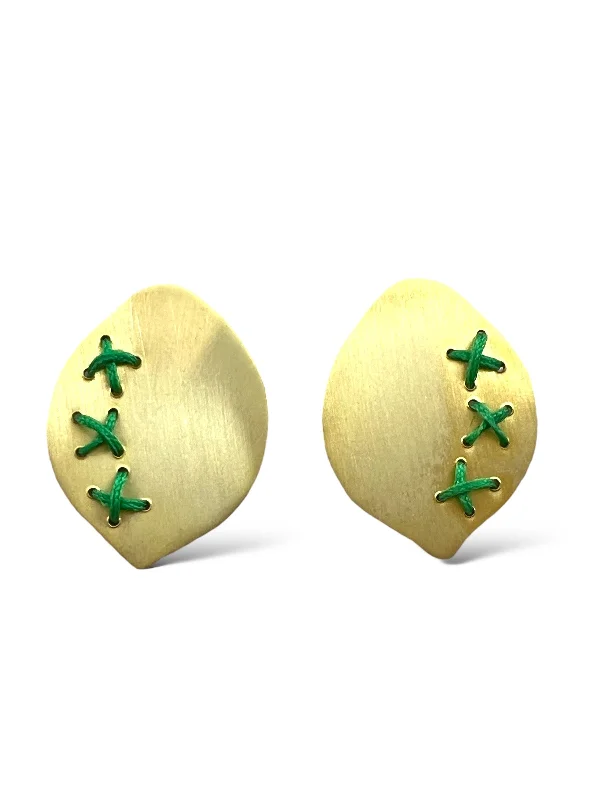 Stud Earrings for Casual Outfit -Zest lemon stud earrings