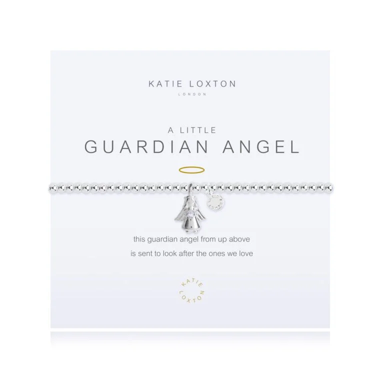 Best bangle bracelets with gold-filled material for an affordable luxury option-A Little Guardian Angel Bracelet