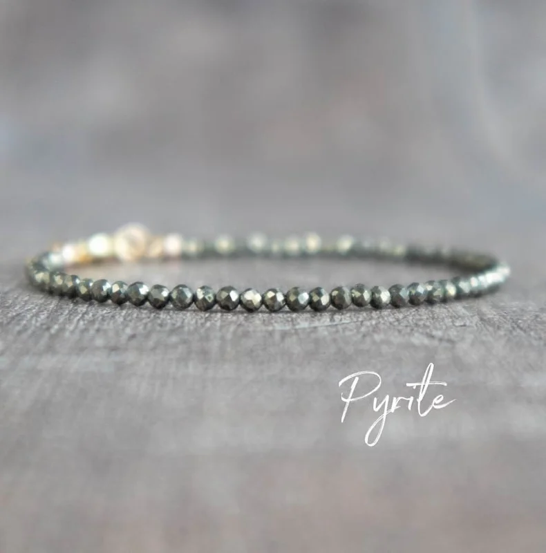 Best bangle bracelets with braided designs for a textured and sophisticated look-Aegis of Adversity Iron Pyrite Bracelet