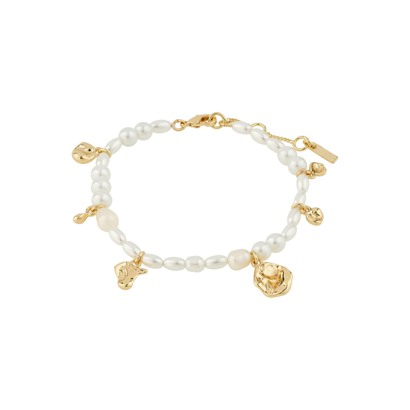 Best bangle bracelets for women with elegant gold designs for every occasion-Intent Gold Plated Pearl Bracelet