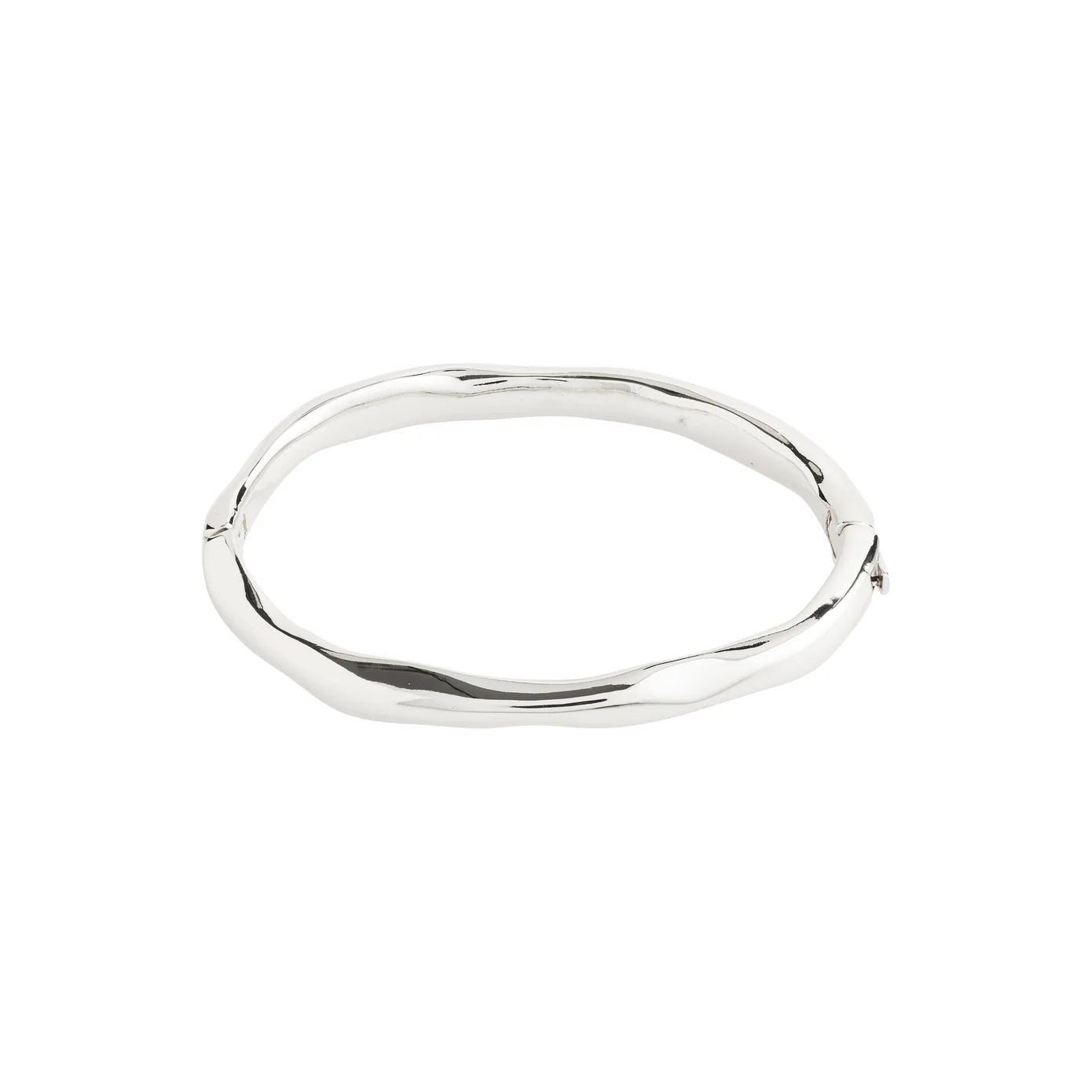 Classic bangle bracelets with clean lines for an elegant and versatile accessory-Light Silver Plated Bangle