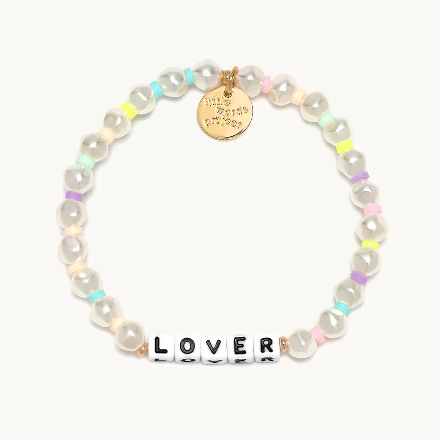 Best bangle bracelets with enamel detailing for a colorful and unique design-Little Words Project Taylor Swift Lover Vanilla Cone Bracelet