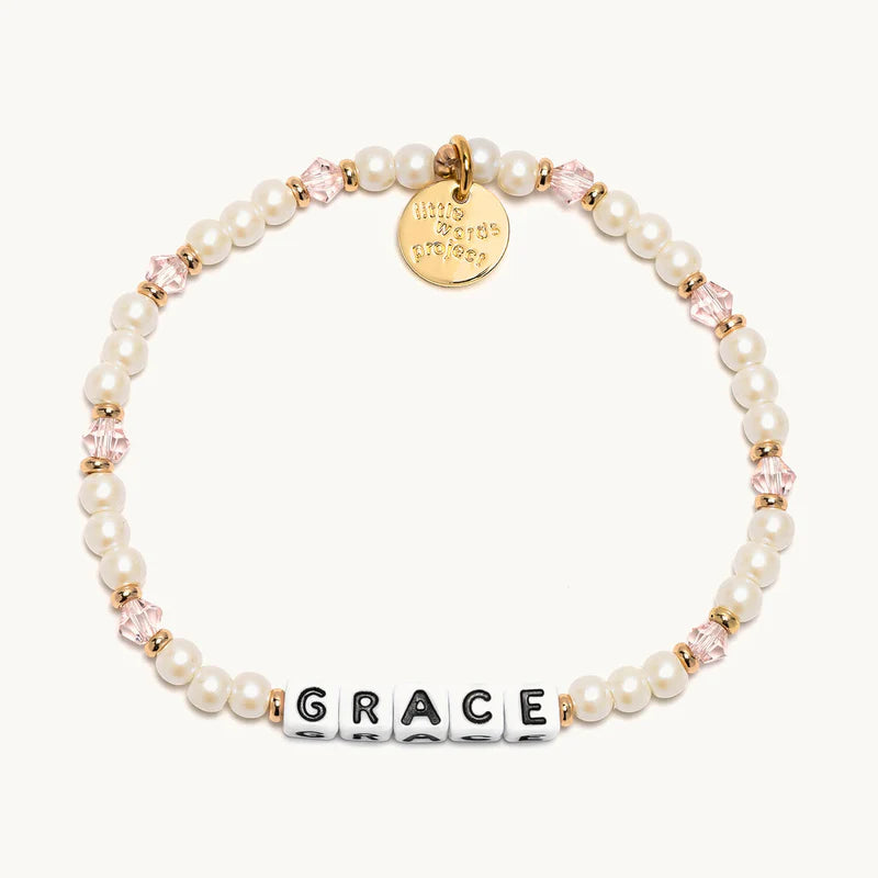 Bangle bracelets with polished marble inlays for a chic and trendy appearance-Little Words Project Grace Air Spun Bracelet