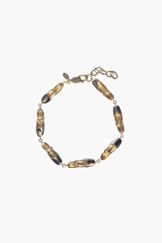 Gold bangle bracelets for women with a minimalist and sleek design-MARY JANE BRACELET IN GOLD VERMEIL