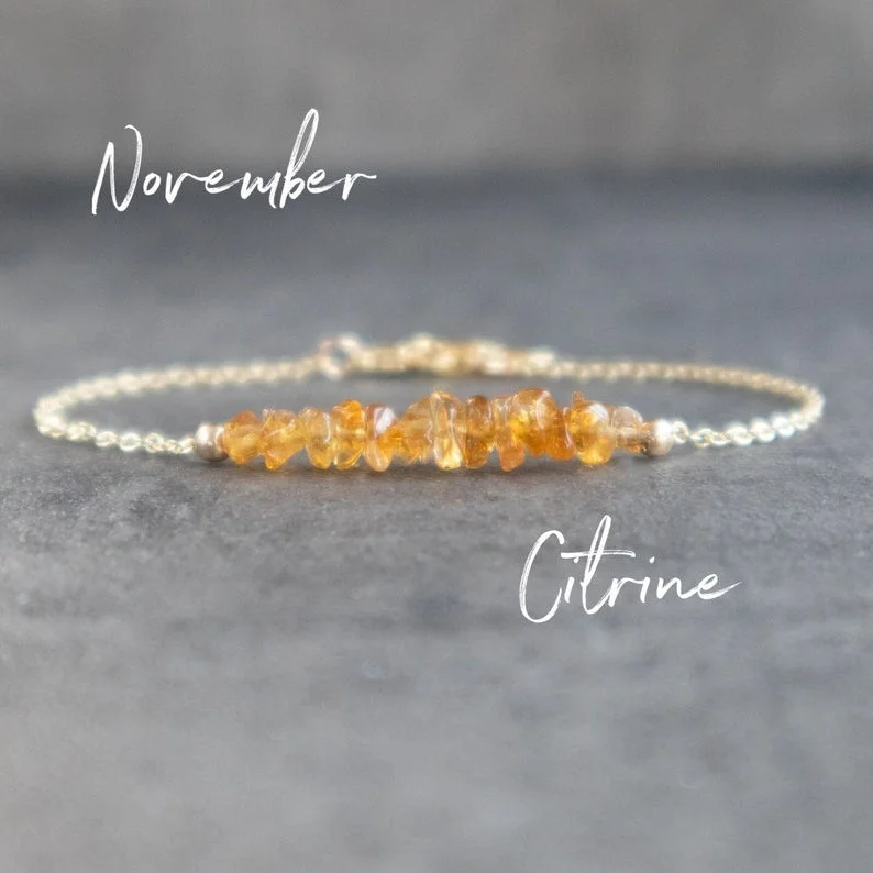 Stainless steel bangle bracelets with polished finishes for a sleek and durable design-Plenitude of Prosperity Citrine Bracelet