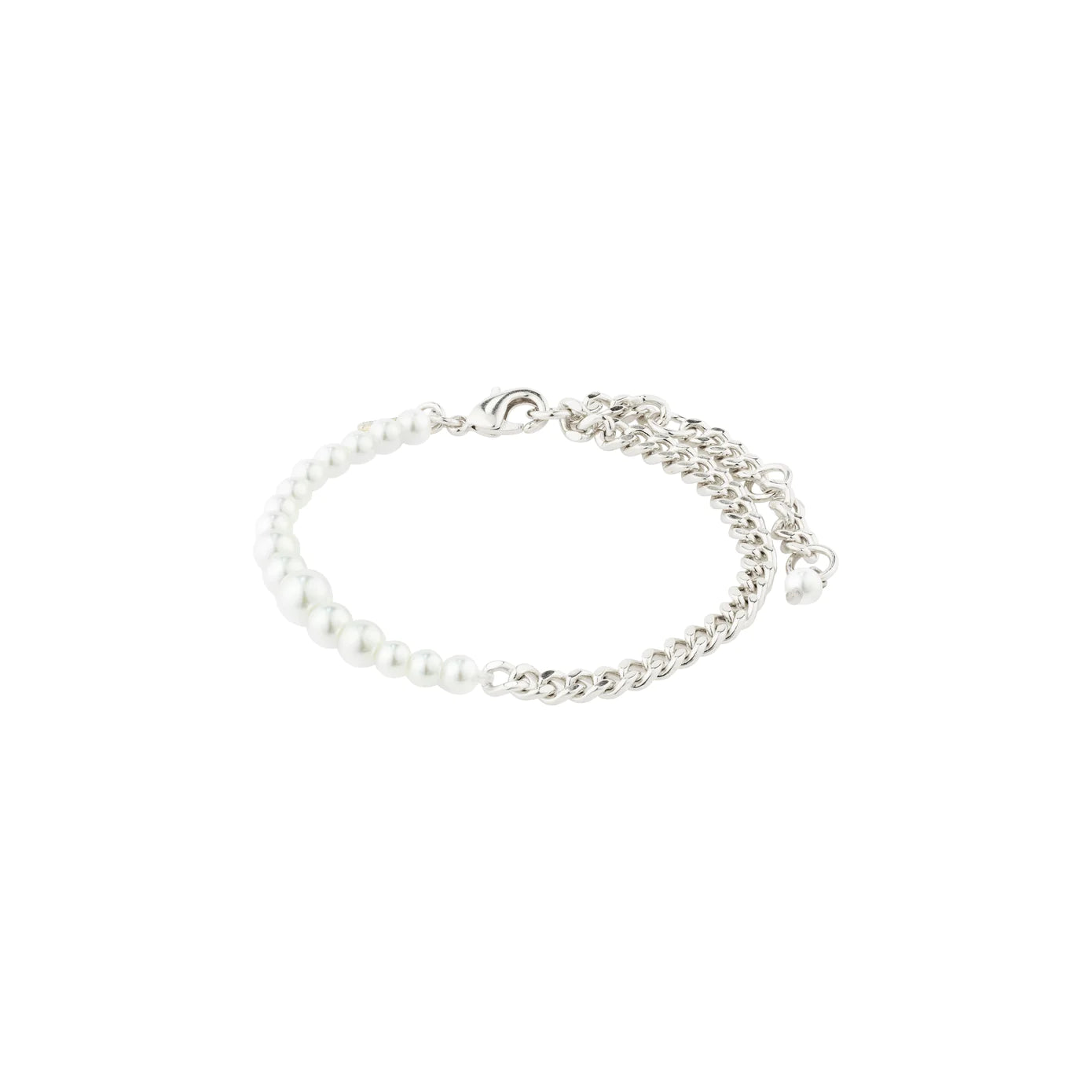 Best bangle bracelets with gold-filled material for an affordable luxury option-Relando Silver Plated Pearl Bracelet