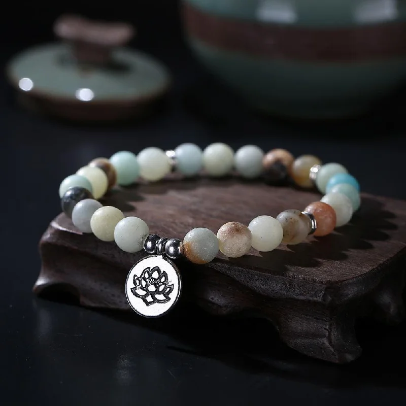 Best bangle bracelets with bright enamel colors for a fun and youthful style-Soul Soother Amazonite Bracelet