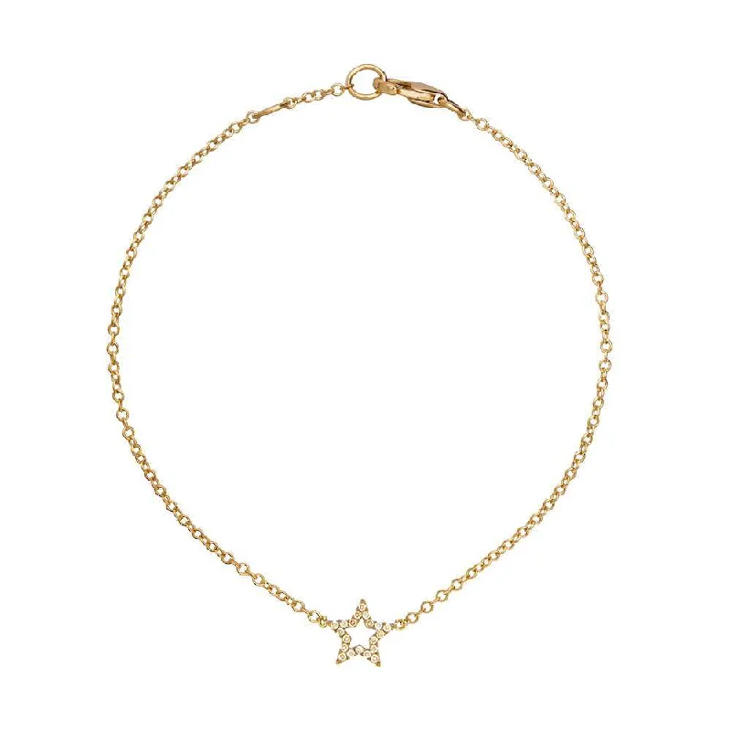 Customizable bangle bracelets with initials for a personalized, meaningful gift-Star Charm Bracelet