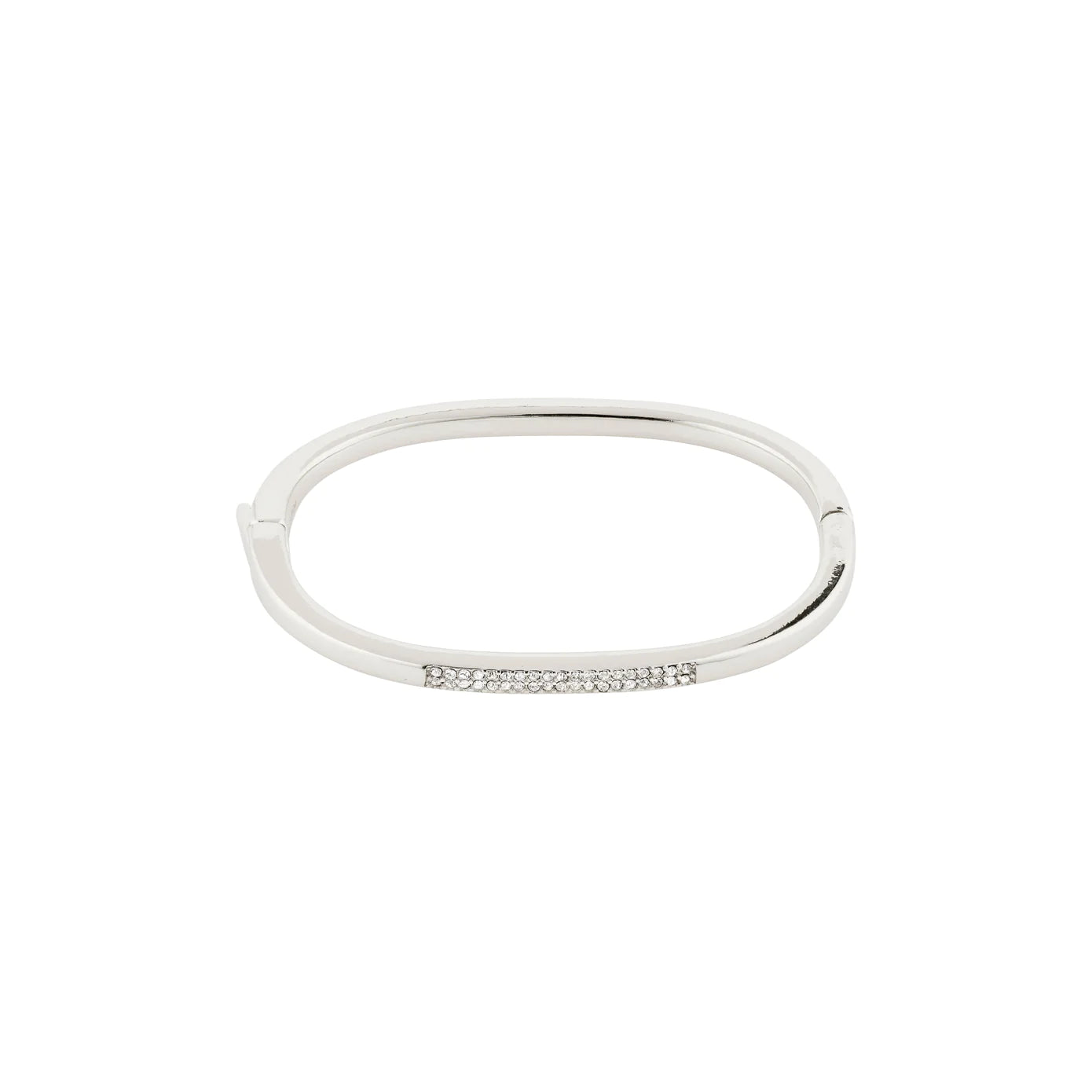 Best bangle bracelets with cubic zirconia for a dazzling and affordable alternative to diamonds-Star Silver Plated Crystal Bangle