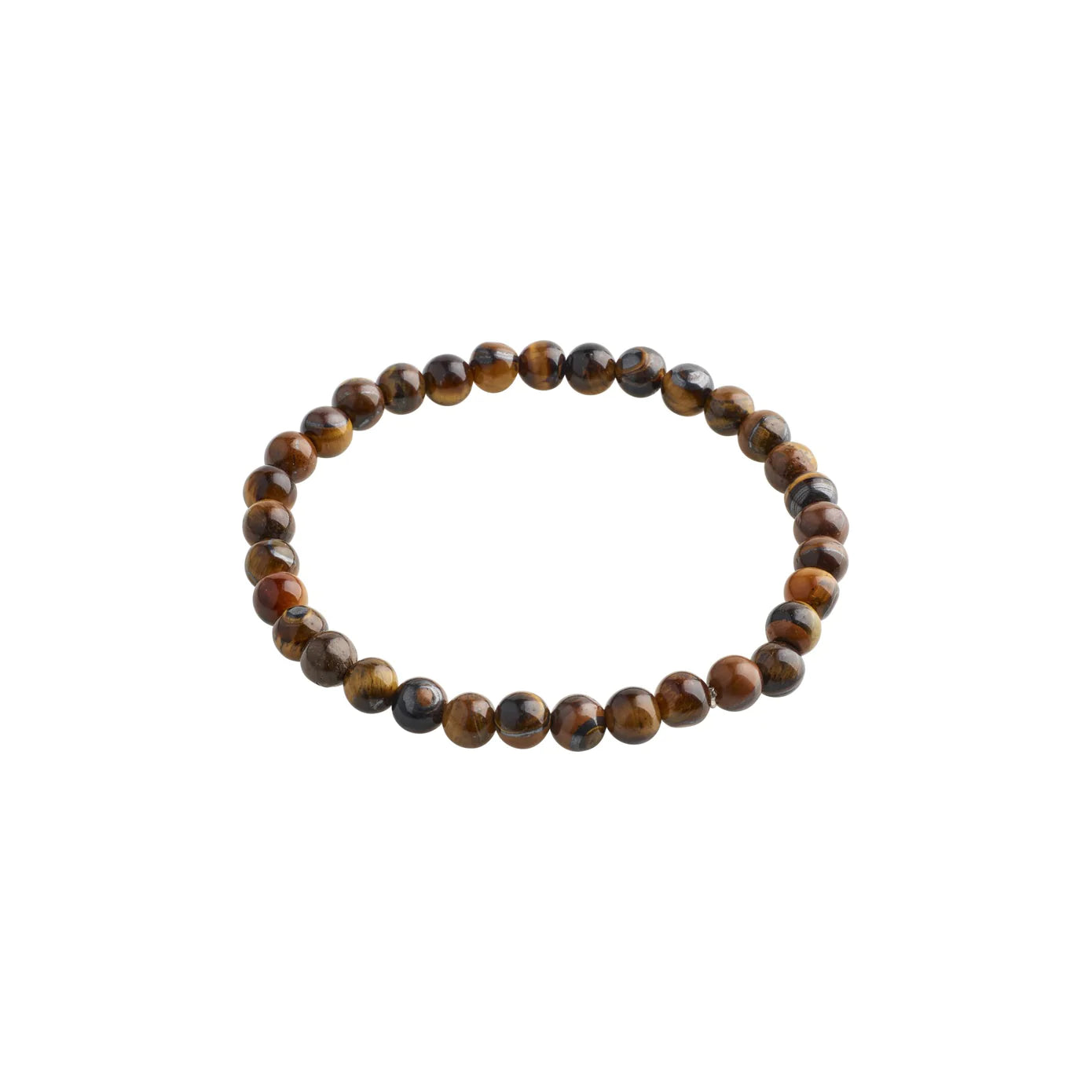 Bangle bracelets with enamel inlay designs for a colorful and eye-catching appearance-Tigers Eye Powerstone Bracelet