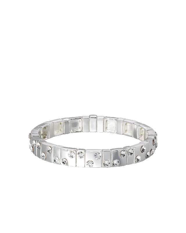 Best bangle bracelets with minimalist silver designs for a timeless, versatile look-Twinkle Twinkle Bracelets in Silver